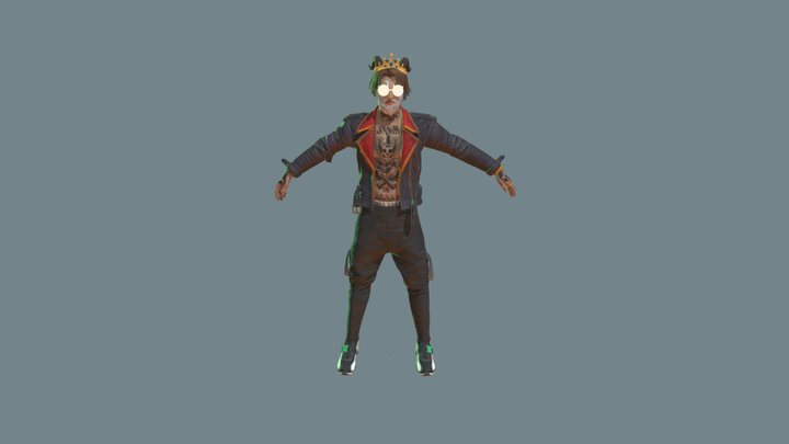 FRIZZER 444- FREE FIRE 3D Model