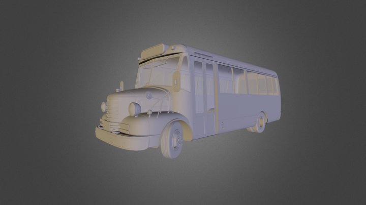 Mitsubishi FUSO Rosa BUS 3D Model