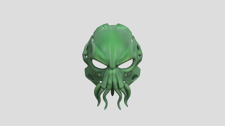 Cthulhu Mask 3D Model