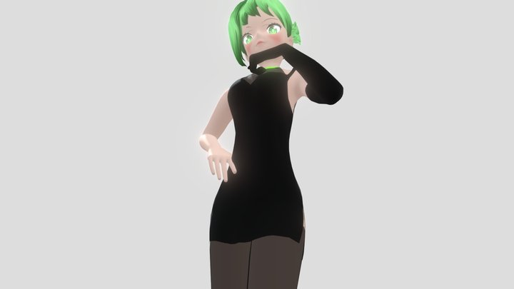 anime girl 3D Model