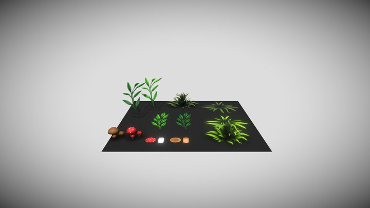Forest Props 3D Model