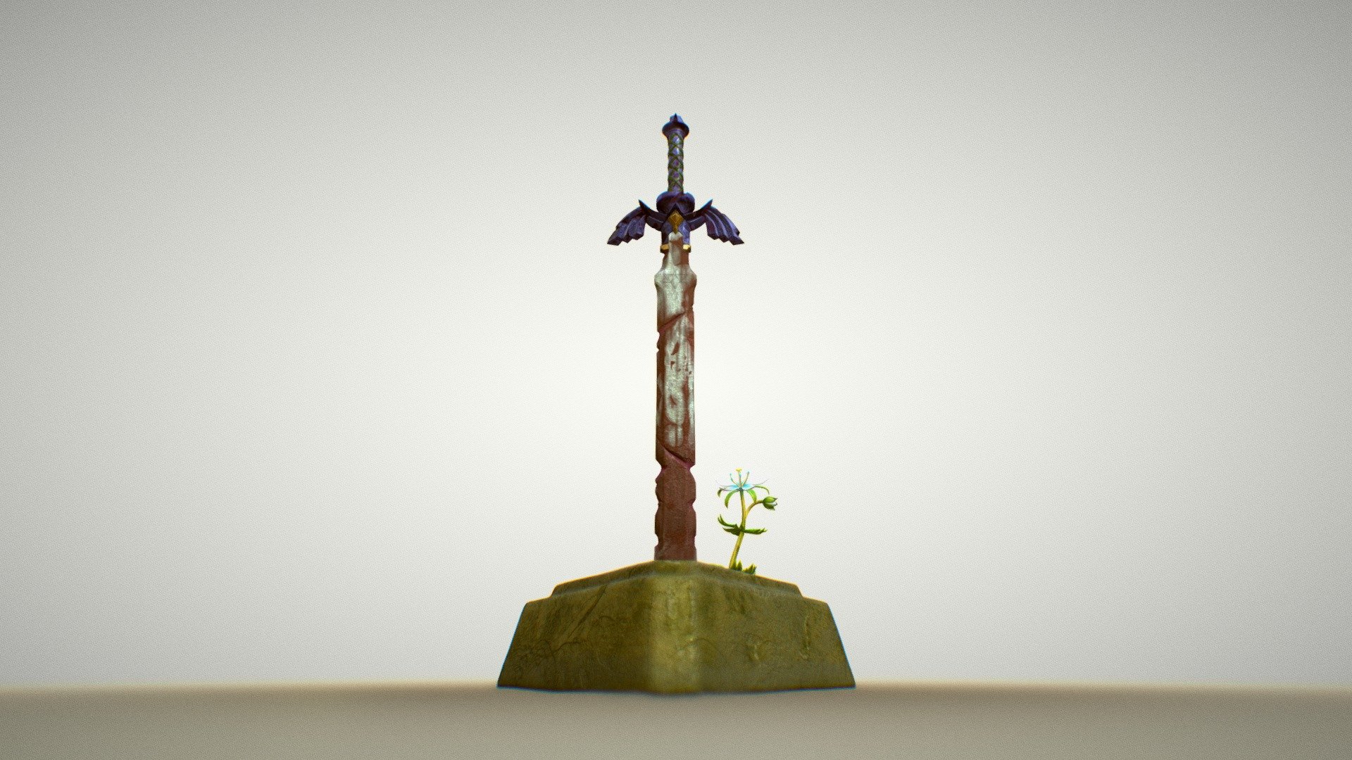 breath of the wild master sword with temporary hearts