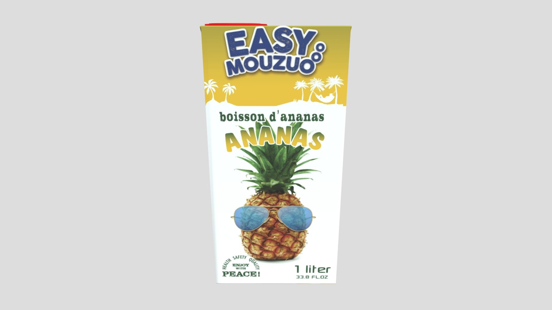 Easy Mouzooo TPK 1L Pineapple