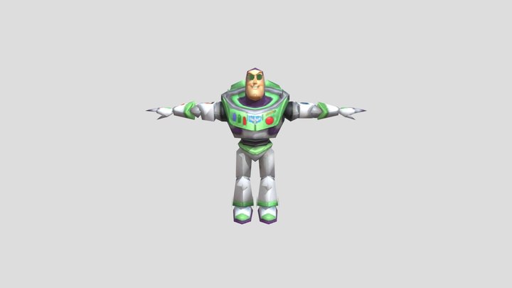 PS1 Buzz 3D Model