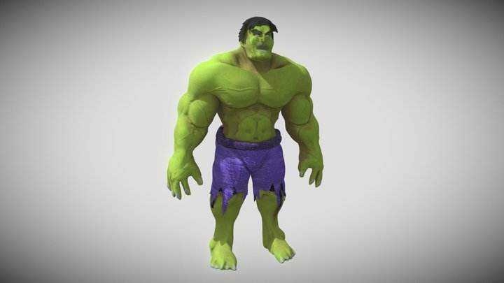 Hulk fan art 3D Model