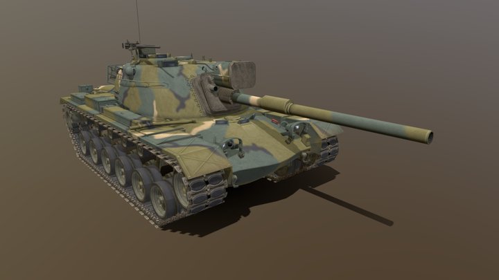M48A5 – Modello 3D gratuito STL