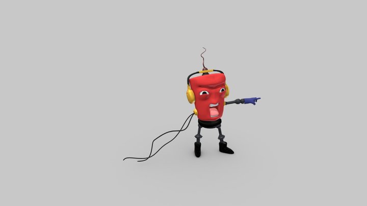 red 3D Model