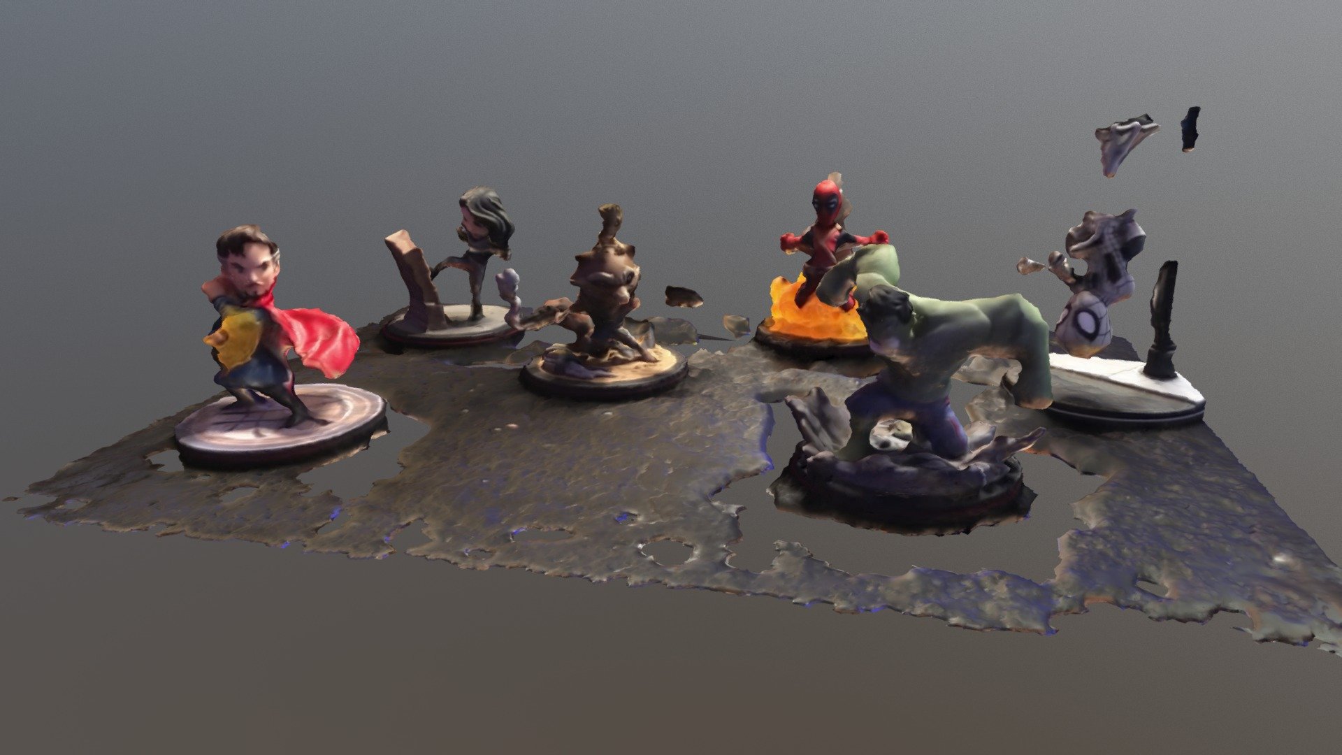 marvel scene - 3D model by Chris Laughlin (@Chris.Laughlin) [13cb6b7 ...