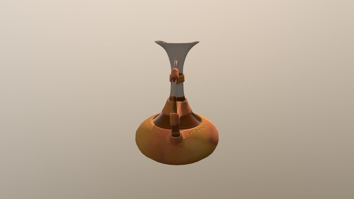 Vase en peau de chamois 3D Model