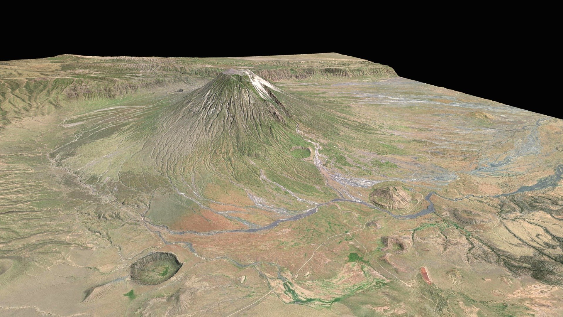 Ol Doinyo Lengai, Tanzania — Sketchfab embed 3D viewer