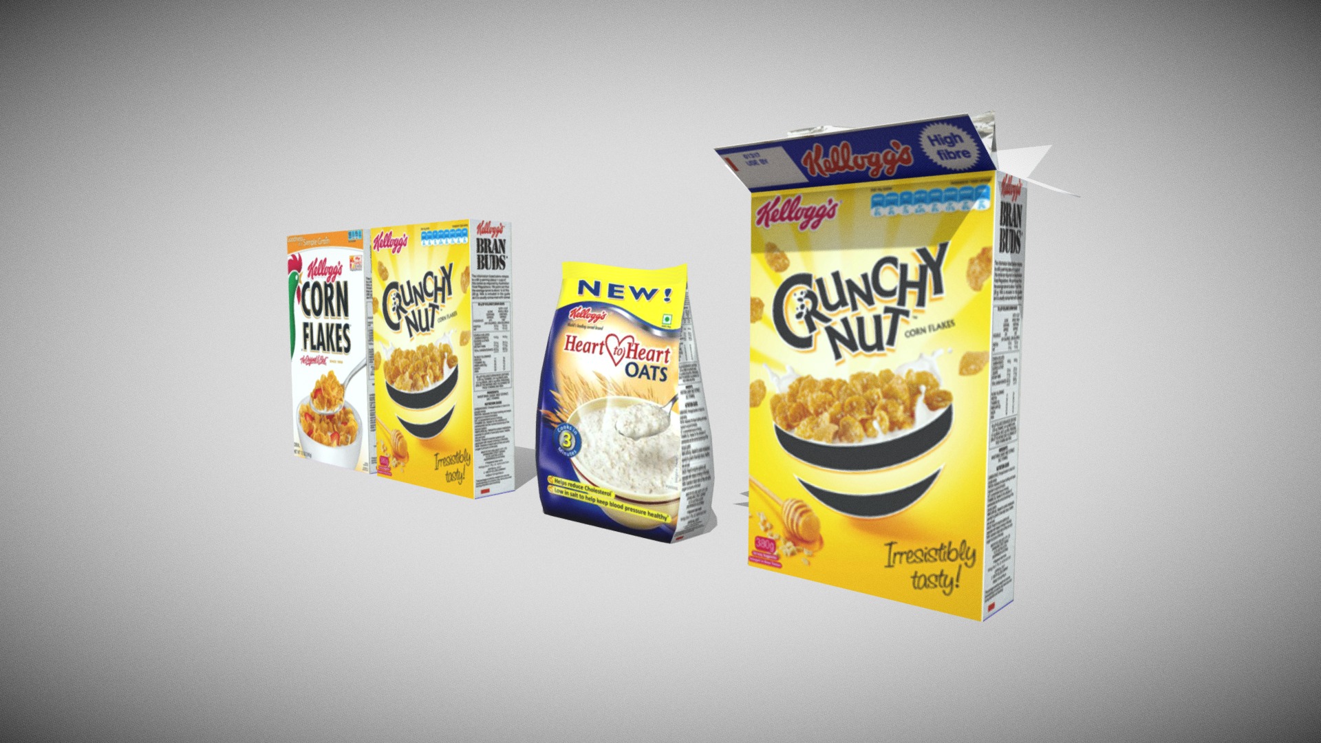 3D model Kellogs - This is a 3D model of the Kellogs. The 3D model is about text.