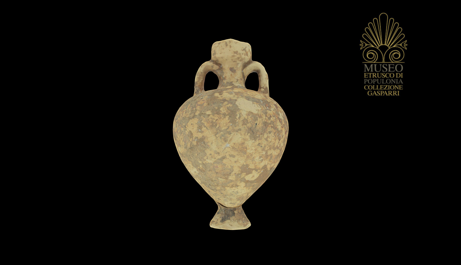 Small pottery amphora