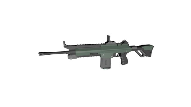 FA-27 Assault Rifle 3D Model