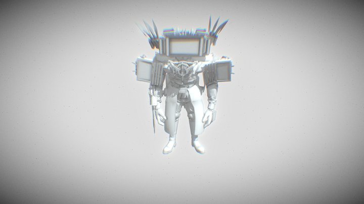titán Tvman upragre 3D Model