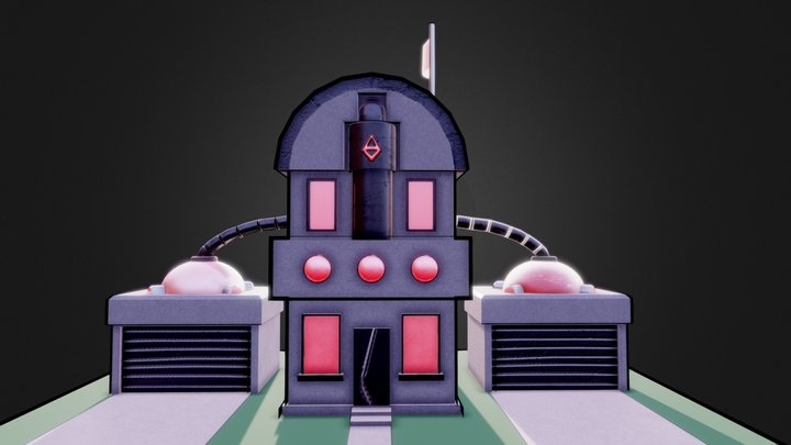 Boss: Invader Zim House`s Atack 3D Model