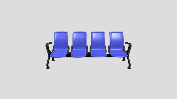 Hospital Modern Chair 3D Model
