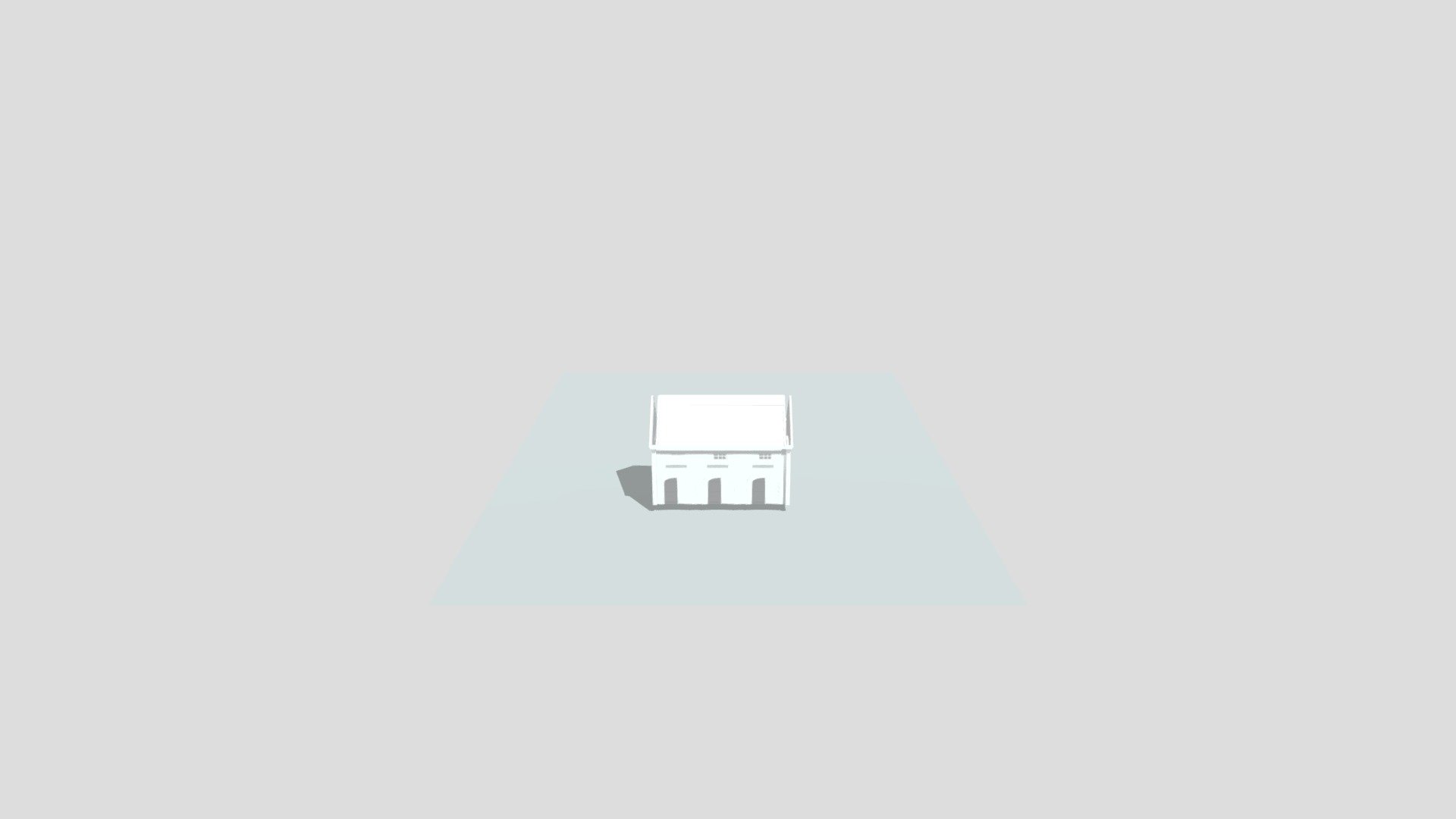 Old house building- 3D model