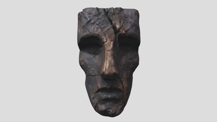 Wooden Face – Free 3D Model STL
