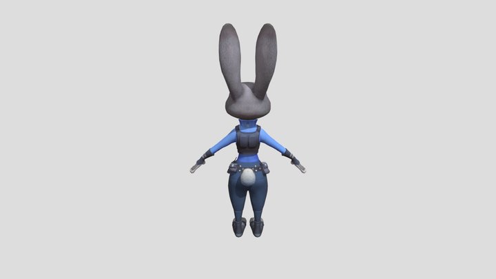 Judy Hopps 3D Model