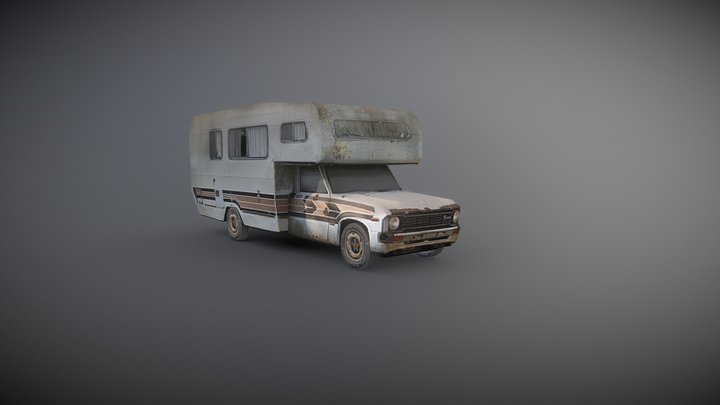 minicamper toyota ps2 style (some might say ps1) – Kostenloses 3D-Modell STL