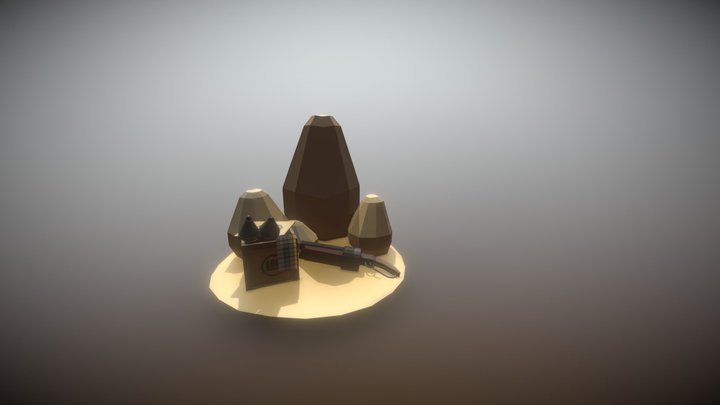 TF2 Diorama 3D Model