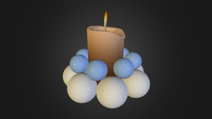 candle 3D Model