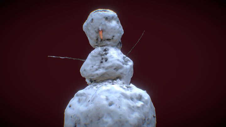 Snowman scan 3D Model