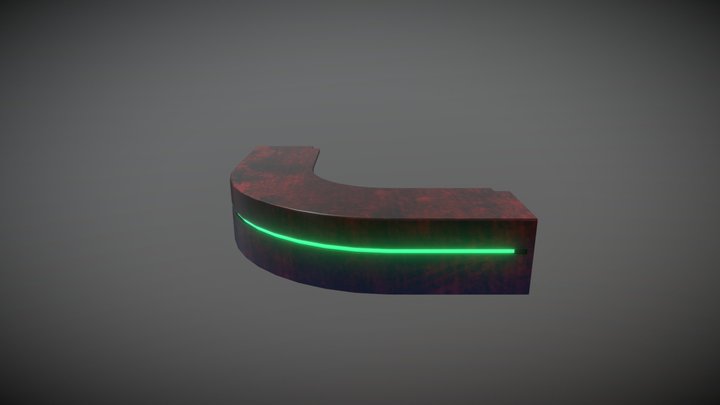 Sci-Fi counter top 3D Model