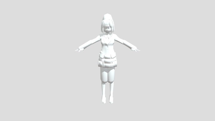 Rin Shizuka Model 3D Model