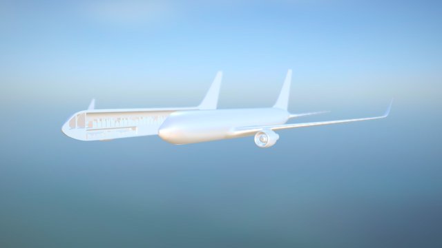 Boeing 767-300ER Cargueiro 3D Model