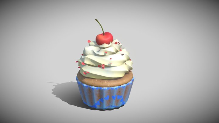 Cupcake 3D Model