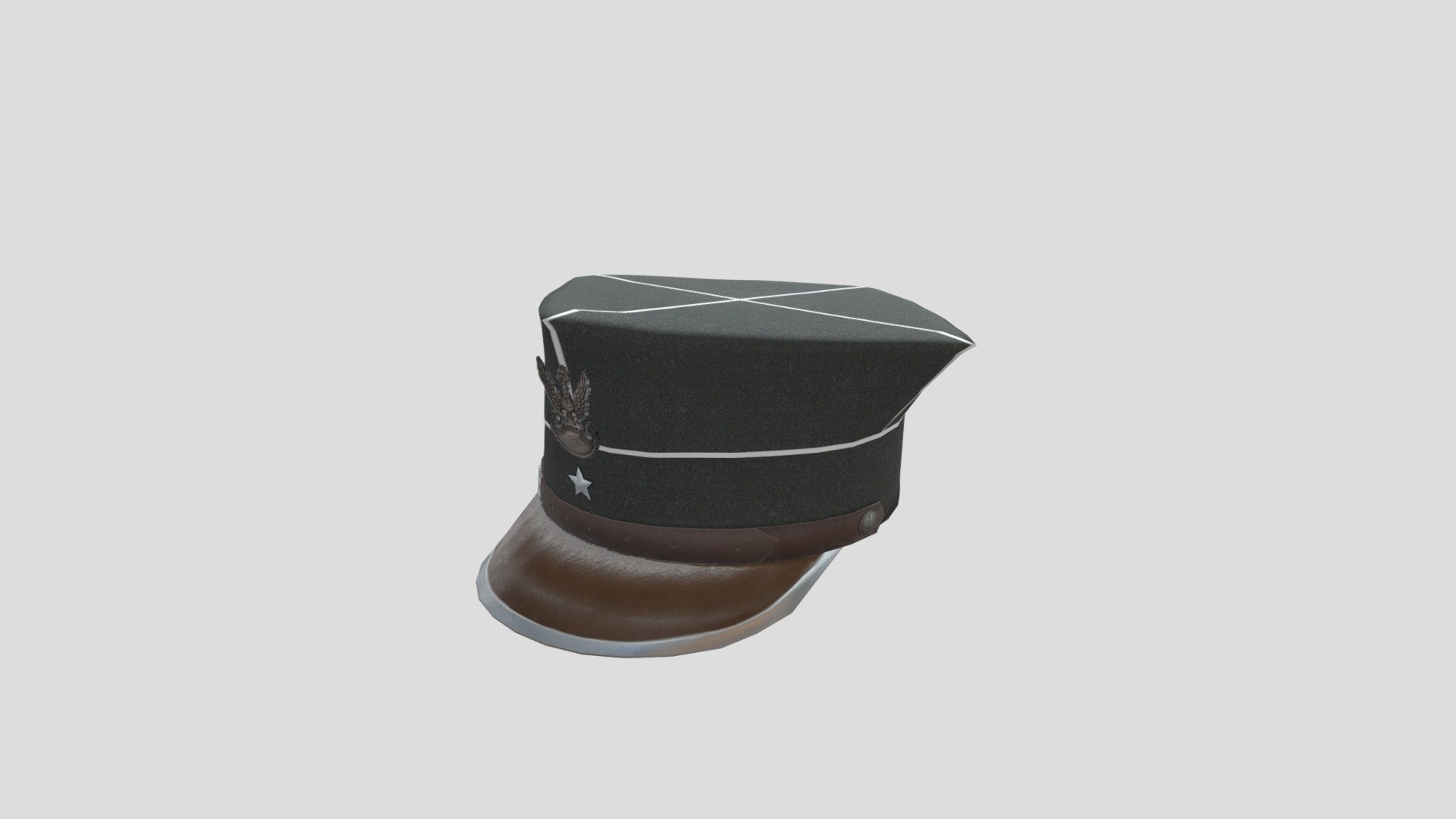 Rogatywka - Polish Military Cap - 3D model by dawiderodawid [13d49c0 ...