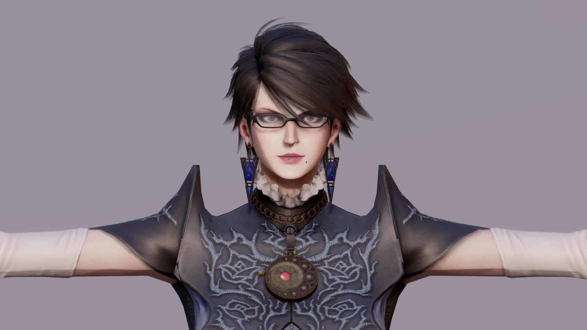 Bayonetta - Download Free 3D model by 雨宮レン [13d4e22] - Sketchfab
