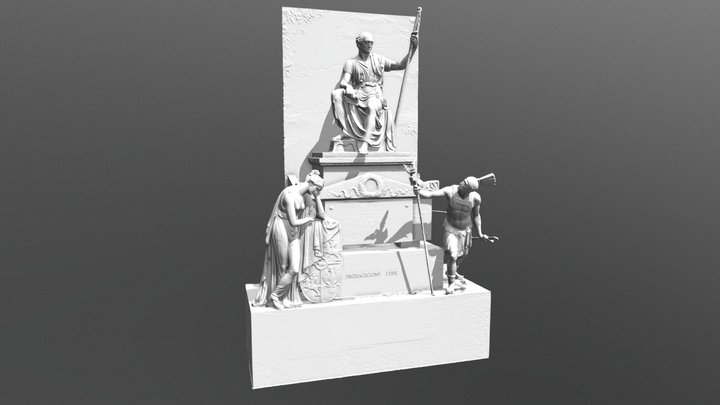 Pomnik Stanisława Małachowskiego 3D Model