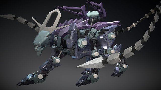 Zoid Saix Model: SUICUNE 3D Model