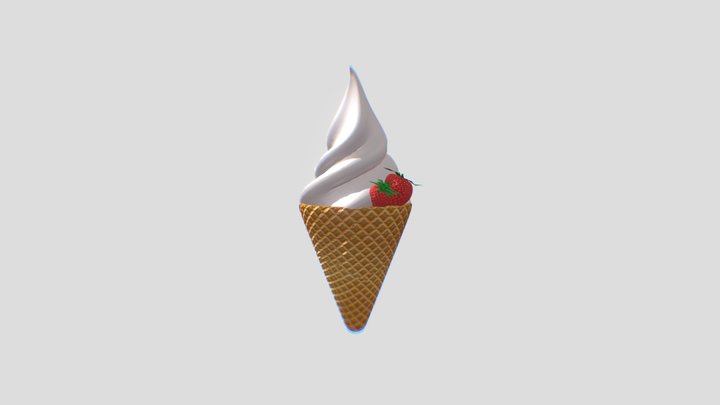 icecream cone 3D Model