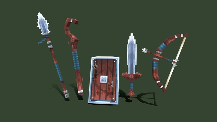 Weapons 3D Model