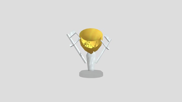 PC Computer - Roblox - Paintball Tournament Trop 3D Model