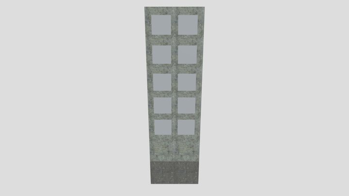custom lowpoly skybox half life Building 3D Model