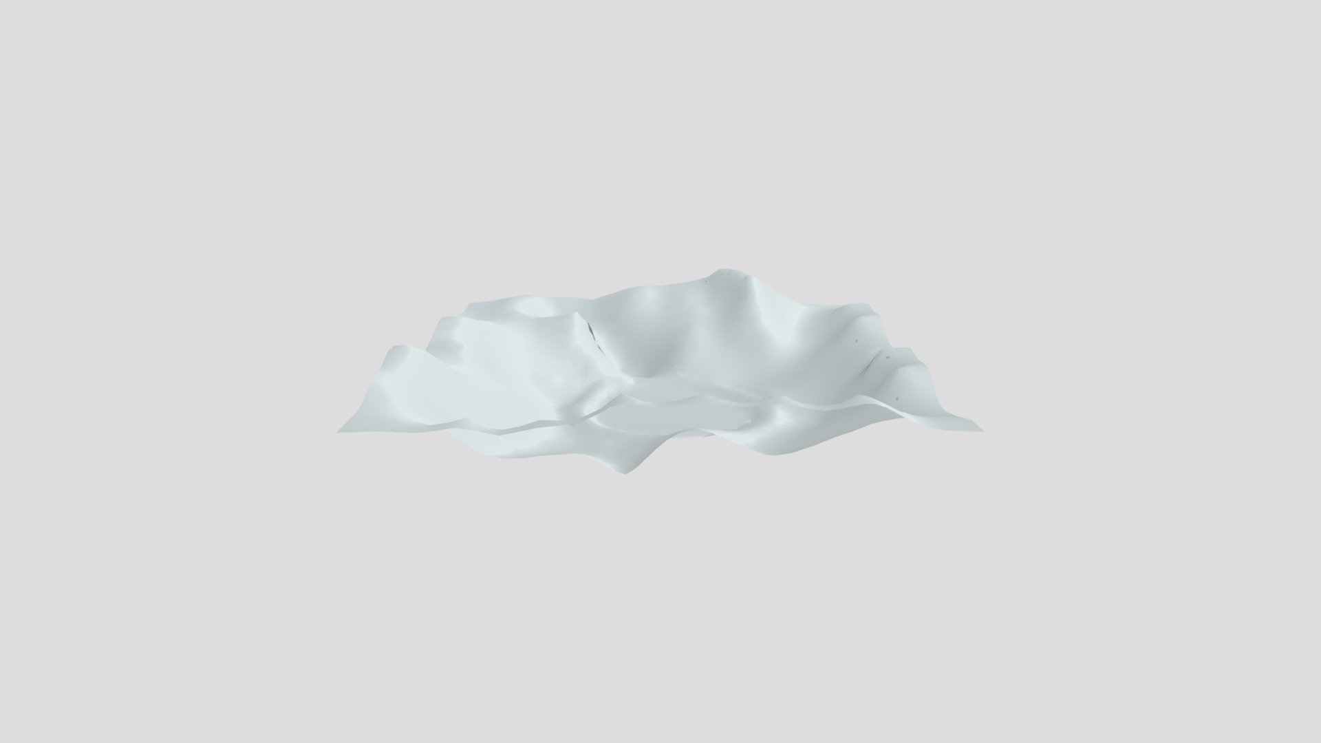 Terrain with mountains