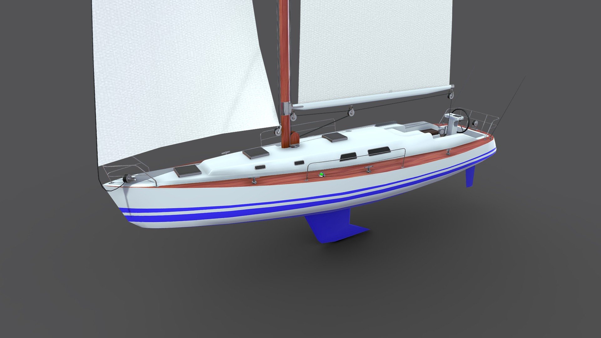 Sailing Yacht - Buy Royalty Free 3D model by MaX3Dd [13db4f5 ...