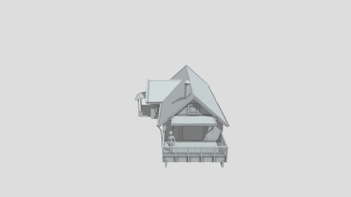 By The Ocean - House Model 3D Model
