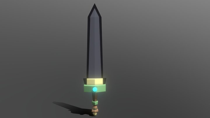 Beginner Sword 3D Model