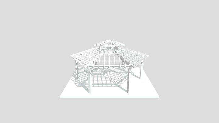 QUIOSQUE TIPO 2 SESC CE 3D Model