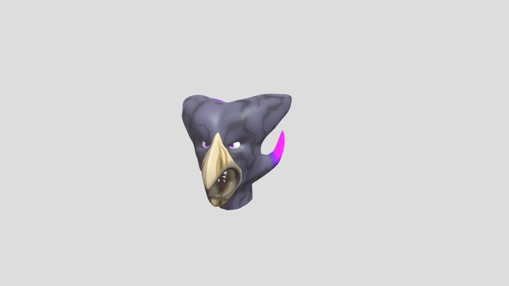 Sculpted Head (Kraken Skull Alive!) 3D Model