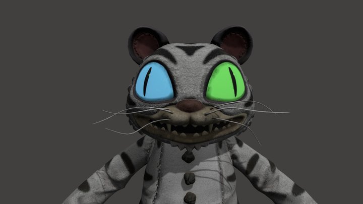 Hw2 Tiger Rock Plush 3D Model