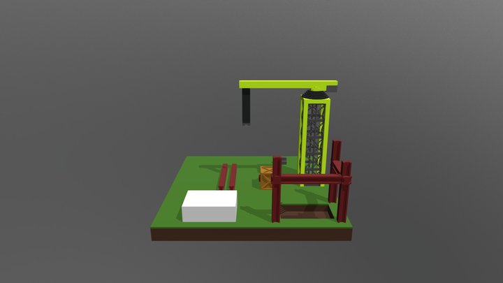 Terrain De Construction 3D Model