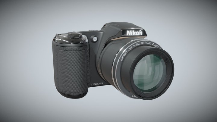 Nikon Coolpix L340 3D Model