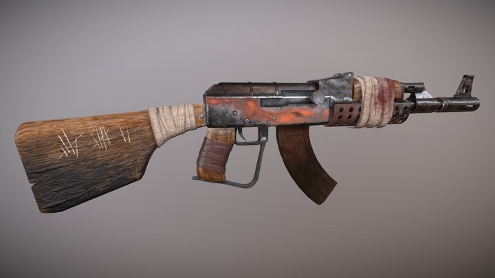 Rust AK concept 3D Model