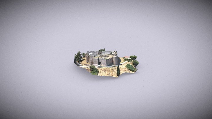Βυζαντινό Κάστρο Φαναρίου Καρδίτσας 3D Model